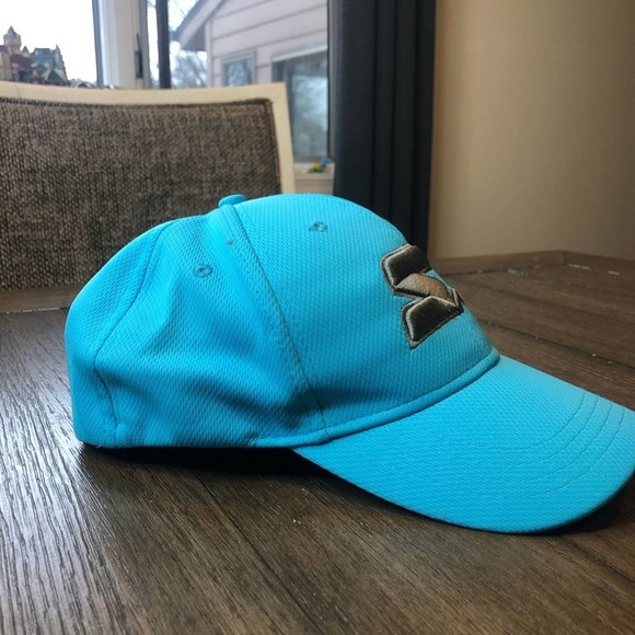 Y2K Vibes Starter Bright Blue Fitted One Size Baseball Hat - Trendy and Stylish - Picture 4 of 8